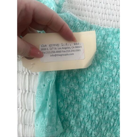 Cotton Smocked Top NEW NWT - Picture 5 of 5